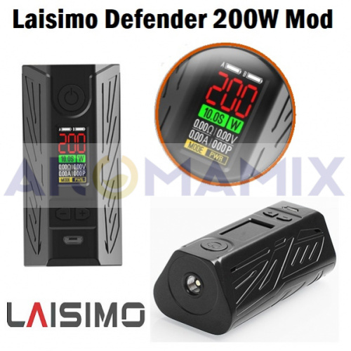 Laisimo Defender 200w Mod купить в Москве, Vape, Вейп, Электронные сигареты, Жидкости