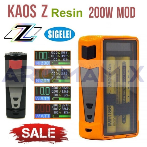 Sigelei Kaos Z 200W Mod Resin Version купить в Москве, Vape, Вейп, Электронные сигареты, Жидкости фото 2