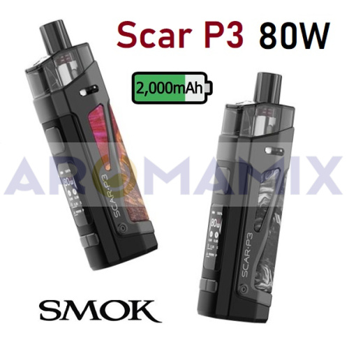 Smok - Scar P3 80W Mod Kit купить в Москве, Vape, Вейп, Электронные сигареты, Жидкости фото 3