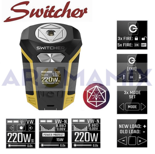 Vaporesso Switcher 220W mod купить в Москве, Vape, Вейп, Электронные сигареты, Жидкости фото 4
