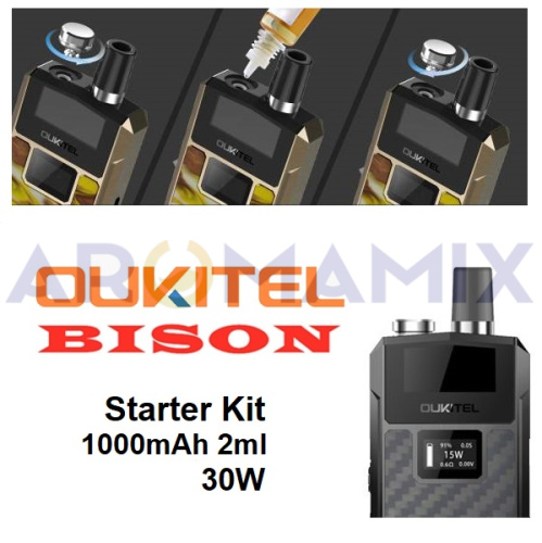 Oukitel Bison 1000mAh 30W Pod Starter Kit купить в Москве, Vape, Вейп, Электронные сигареты, Жидкости фото 2