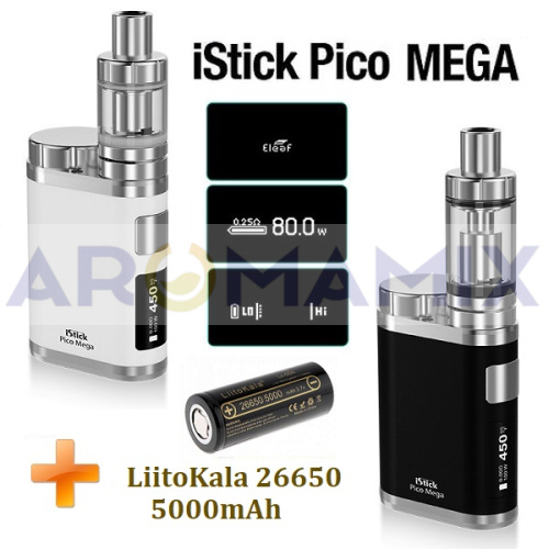 iStick Pico Mega TC Full Kit с аккумулятором (оригинал) купить в Москве, Vape, Вейп, Электронные сигареты, Жидкости фото 5