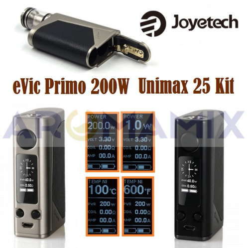 eVic Primo 200W Kit Unimax 25 (оригинал) купить в Москве, Vape, Вейп, Электронные сигареты, Жидкости фото 5