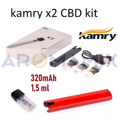 Kamry X2 320mAh CBD Pod System Starter Kit купить в Москве, Vape, Вейп, Электронные сигареты, Жидкости фото 2