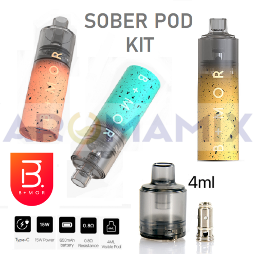 BMOR Sober pod 4ml купить в Москве, Vape, Вейп, Электронные сигареты, Жидкости фото 2