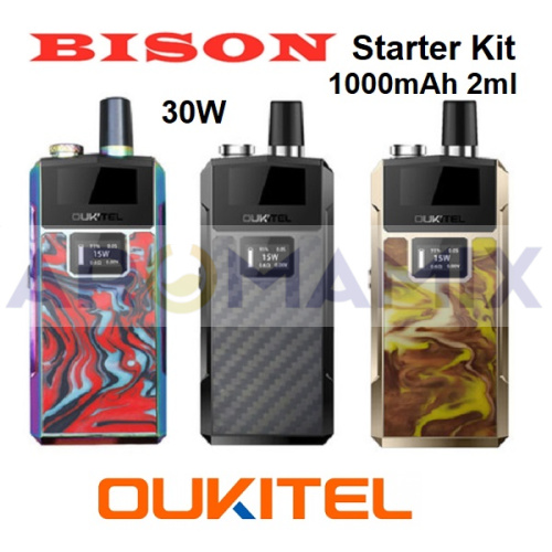 Oukitel Bison 1000mAh 30W Pod Starter Kit купить в Москве, Vape, Вейп, Электронные сигареты, Жидкости