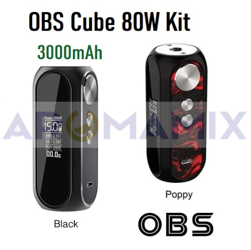 OBS Cube 80w Starter Kit 3000mAh купить в Москве, Vape, Вейп, Электронные сигареты, Жидкости фото 3