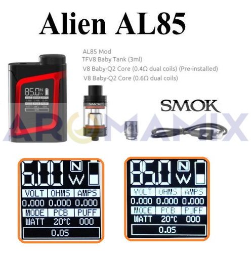 SMOK Alien Baby AL85 TC Starter Kit (оригинал) купить в Москве, Vape, Вейп, Электронные сигареты, Жидкости фото 3