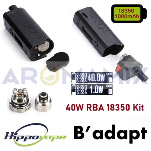 Hippovape B'Adapt 40W RBA Pod Kit купить в Москве, Vape, Вейп, Электронные сигареты, Жидкости фото 5