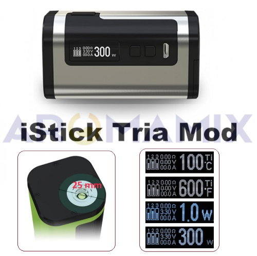 Eleaf iStick Tria 300W (оригинал) купить в Москве, Vape, Вейп, Электронные сигареты, Жидкости фото 3