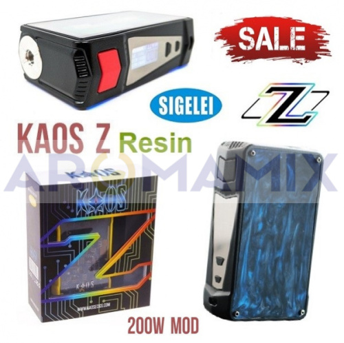 Sigelei Kaos Z 200W Mod Resin Version купить в Москве, Vape, Вейп, Электронные сигареты, Жидкости