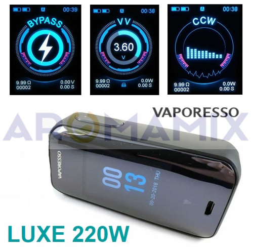 Vaporesso LUXE 220W Touch Screen Mod купить в Москве, Vape, Вейп, Электронные сигареты, Жидкости фото 3