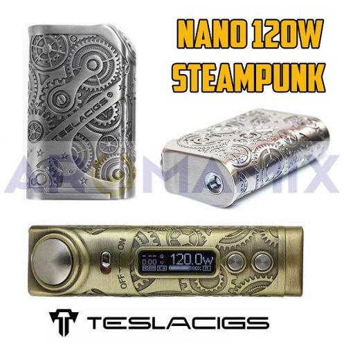 Tesla Steampunk Nano 120W купить в Москве, Vape, Вейп, Электронные сигареты, Жидкости фото 5