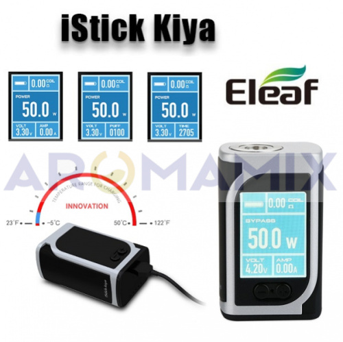 Eleaf iStick Kiya 50W 1600mAh Mod купить в Москве, Vape, Вейп, Электронные сигареты, Жидкости