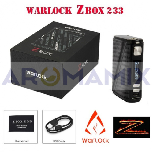 Rofvape Warlock Z-Box 233W mod купить в Москве, Vape, Вейп, Электронные сигареты, Жидкости