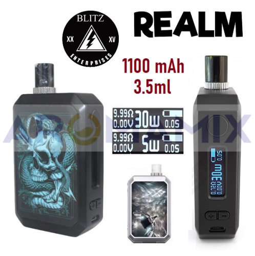 Blitz Realm Pod Kit купить в Москве, Vape, Вейп, Электронные сигареты, Жидкости фото 2