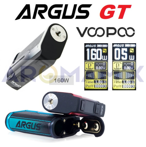 Voopoo Argus GT 160W TC Mod купить в Москве, Vape, Вейп, Электронные сигареты, Жидкости фото 2