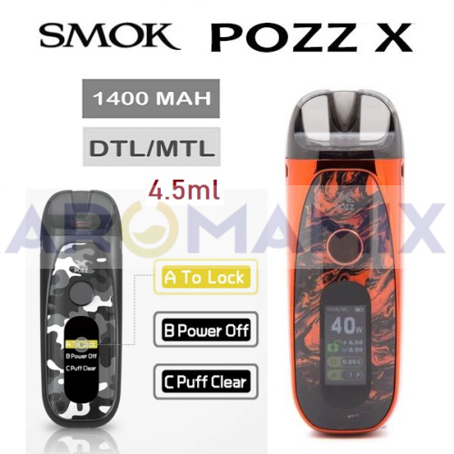 Smok Pozz X Kit 1400mah купить в Москве, Vape, Вейп, Электронные сигареты, Жидкости фото 3