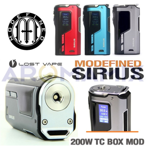 Lost Vape Modefined Sirius 200W (оригинал) купить в Москве, Vape, Вейп, Электронные сигареты, Жидкости фото 2