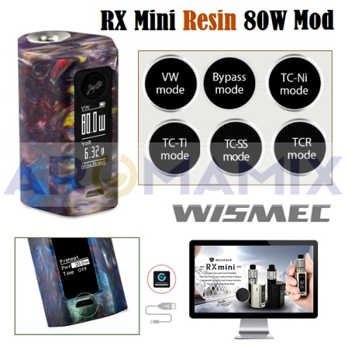 Wismec Reuleaux RXmini 80W RESIN купить в Москве, Vape, Вейп, Электронные сигареты, Жидкости фото 2