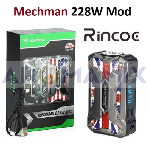 Rincoe Mechman 228W Mod купить в Москве, Vape, Вейп, Электронные сигареты, Жидкости