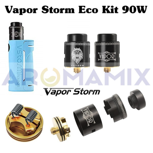 Vapor Storm ECO 90W RDA Kit (оригинал) купить в Москве, Vape, Вейп, Электронные сигареты, Жидкости фото 2