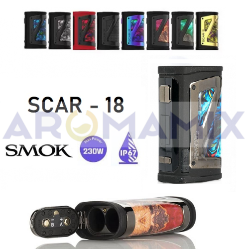 Smok Scar-18 230W mod купить в Москве, Vape, Вейп, Электронные сигареты, Жидкости фото 3