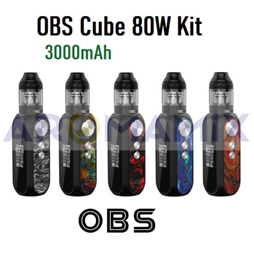 OBS Cube 80w Starter Kit 3000mAh купить в Москве, Vape, Вейп, Электронные сигареты, Жидкости фото 4