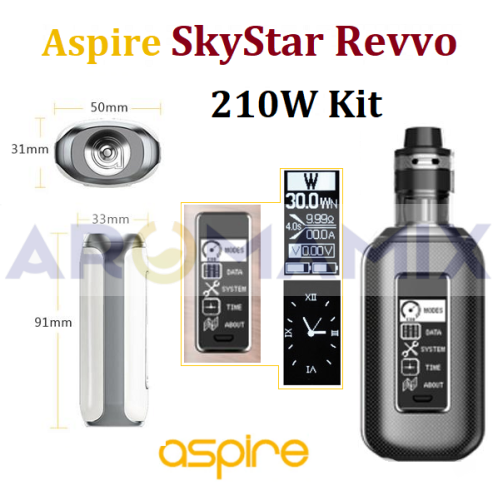 Aspire SkyStar Revvo 210W Kit купить в Москве, Vape, Вейп, Электронные сигареты, Жидкости фото 3