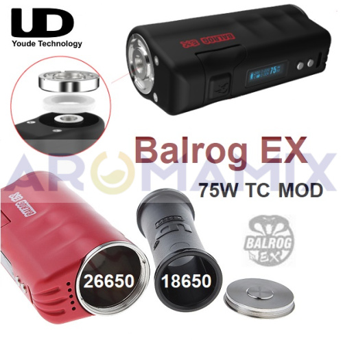 UD Balrog EX 75W TC mod купить в Москве, Vape, Вейп, Электронные сигареты, Жидкости фото 2