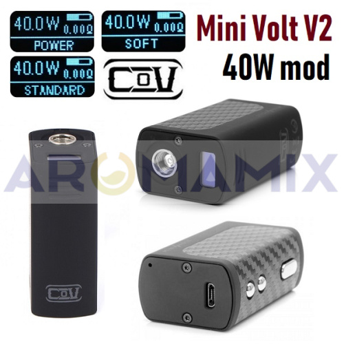 COV Mini Volt 40w mod (1200mah) купить в Москве, Vape, Вейп, Электронные сигареты, Жидкости фото 4