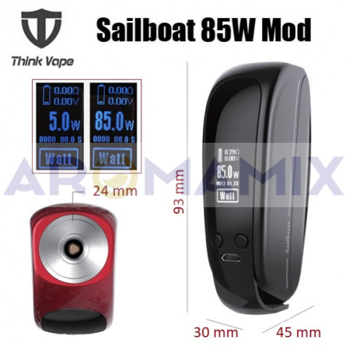 Think Vape Sailboat Mod 85W (оригинал) купить в Москве, Vape, Вейп, Электронные сигареты, Жидкости