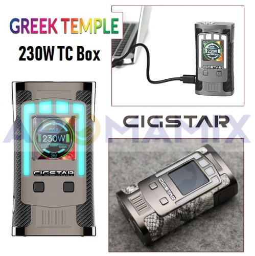 Cigstar Greek Temple 230W TC mod купить в Москве, Vape, Вейп, Электронные сигареты, Жидкости фото 2
