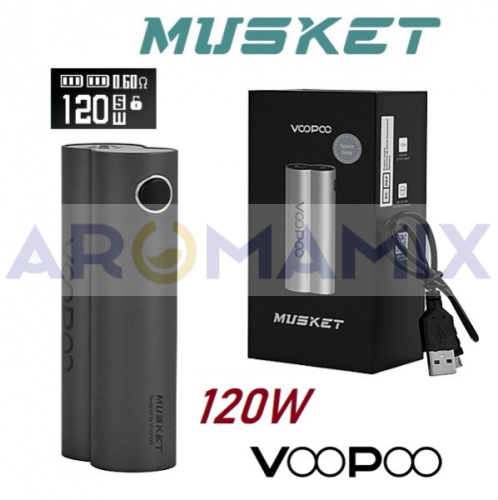 VooPoo Musket 120W mod купить в Москве, Vape, Вейп, Электронные сигареты, Жидкости