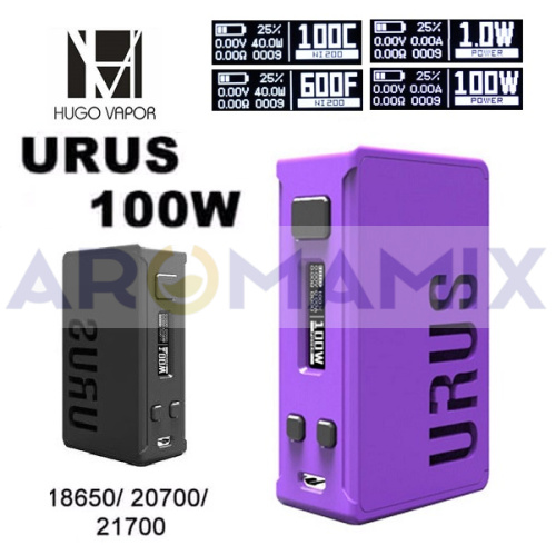 Hugo Vapor URUS 100W Black TC Mod купить в Москве, Vape, Вейп, Электронные сигареты, Жидкости фото 4