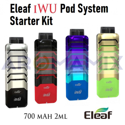 Eleaf iWu Pod System Starter Kit 700mAh купить в Москве, Vape, Вейп, Электронные сигареты, Жидкости