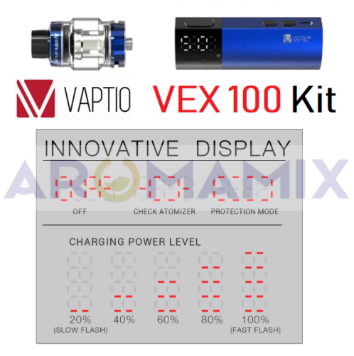 Vaptio VEX 100 Kit купить в Москве, Vape, Вейп, Электронные сигареты, Жидкости фото 3