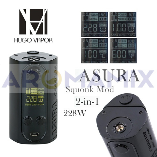 Hugo Vapor Asura 228W TC Squonk Mod купить в Москве, Vape, Вейп, Электронные сигареты, Жидкости фото 5