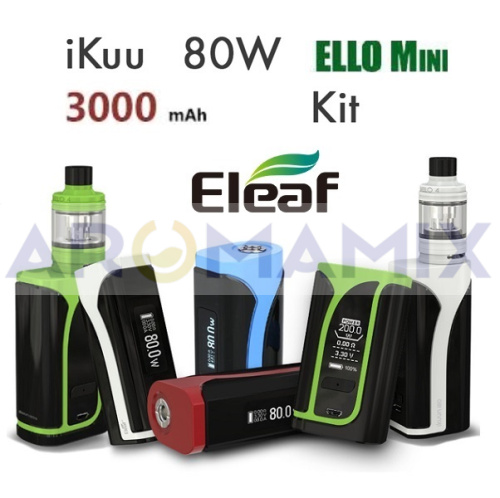 Eleaf iKuun i80 с ELLO mini kit купить в Москве, Vape, Вейп, Электронные сигареты, Жидкости фото 2
