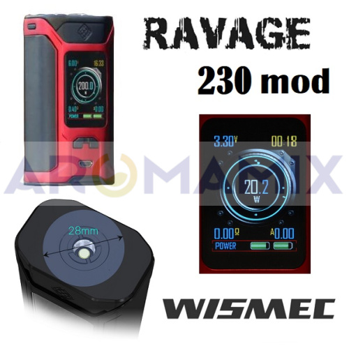 Wismec Sinuous Ravage230 mod (оригинал) купить в Москве, Vape, Вейп, Электронные сигареты, Жидкости фото 3