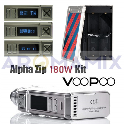 VooPoo Alpha Zip 180W Kit купить в Москве, Vape, Вейп, Электронные сигареты, Жидкости фото 5