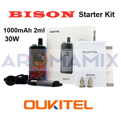 Oukitel Bison 1000mAh 30W Pod Starter Kit купить в Москве, Vape, Вейп, Электронные сигареты, Жидкости фото 3