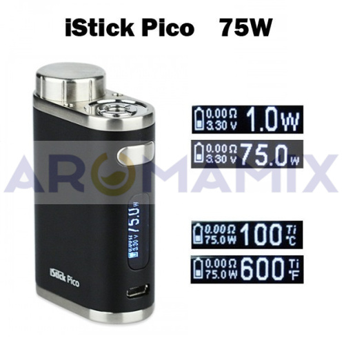 iStick Pico 75W mod (оригинал) купить в Москве, Vape, Вейп, Электронные сигареты, Жидкости фото 5
