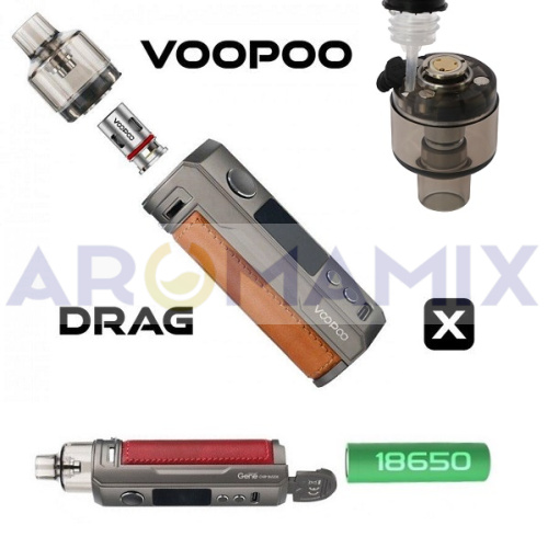 VooPoo Drag X Pod 80W купить в Москве, Vape, Вейп, Электронные сигареты, Жидкости фото 2