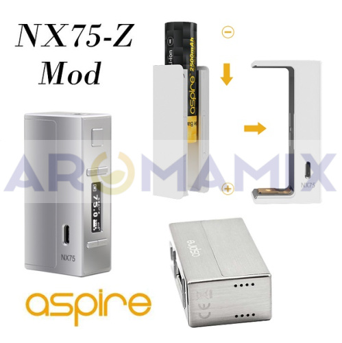 Aspire NX75-Z Mod (оригинал) купить в Москве, Vape, Вейп, Электронные сигареты, Жидкости фото 4