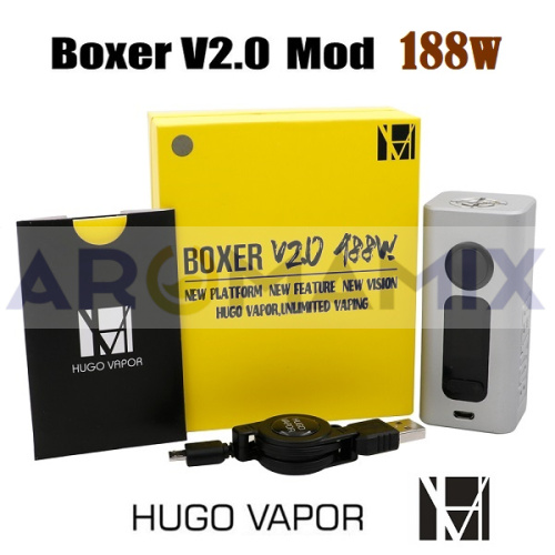 Hugo Vapor BOXER V2 188W (оригинал) купить в Москве, Vape, Вейп, Электронные сигареты, Жидкости фото 2