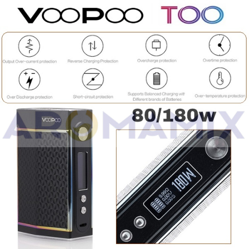 Voopoo TOO 80/180W mod купить в Москве, Vape, Вейп, Электронные сигареты, Жидкости фото 5