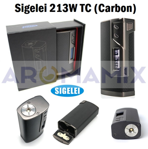 Sigelei 213W Carbon (оригинал) купить в Москве, Vape, Вейп, Электронные сигареты, Жидкости фото 3