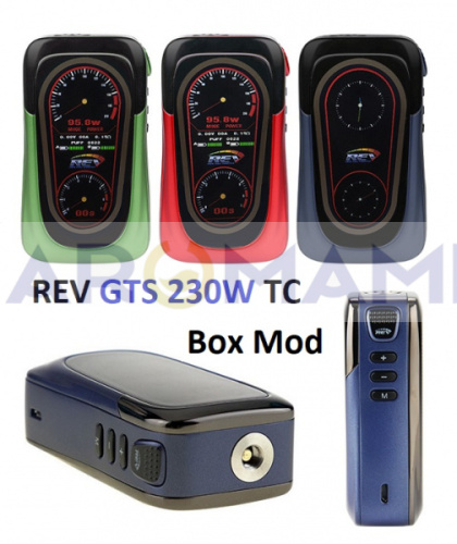 REV GTS 230W TC Mod купить в Москве, Vape, Вейп, Электронные сигареты, Жидкости