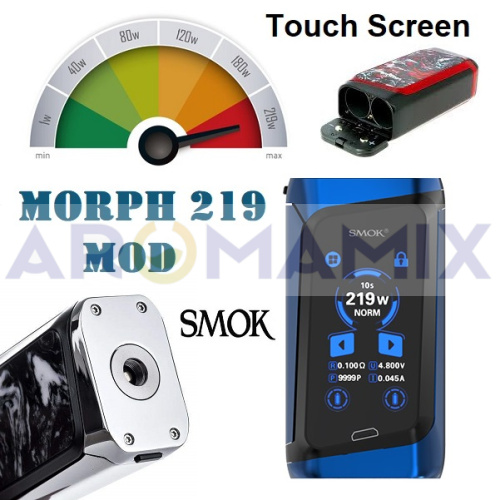Smok Morph 219 Touch Screen TC Mod купить в Москве, Vape, Вейп, Электронные сигареты, Жидкости фото 5